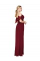 Purchase Cold Shoulder Long Mermaid Chiffon Prom Dress with Straps