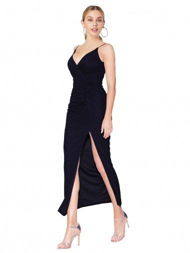 Purchase Chiffon High Neck Spaghetti Straps Short Cocktail Dress / Prom Dress