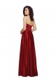 Purchase Strapless Satin Prom Dress with Beaded Pocket and Soft Pleating