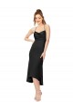 Purchase High Low Silky Satin Cowl Neck Midi Length Cocktail Prom Dress / Homecoming Dress