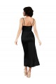Purchase Cowl Neck Tea-Length Short Silky Satin Cocktail Prom Dress / Homecoming Dress with Skirt Slit