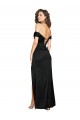 Purchase Fitted Sweetheart Neckline Silky Satin Prom Dress with Off the Shoulder Sleeves and High Slit