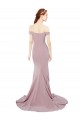 Purchase Off the Shoulder Mermaid Long Sweep Train Prom Dress