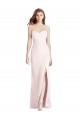 Purchase Strapless Crepe Trumpet Prom Dress with Front Slit