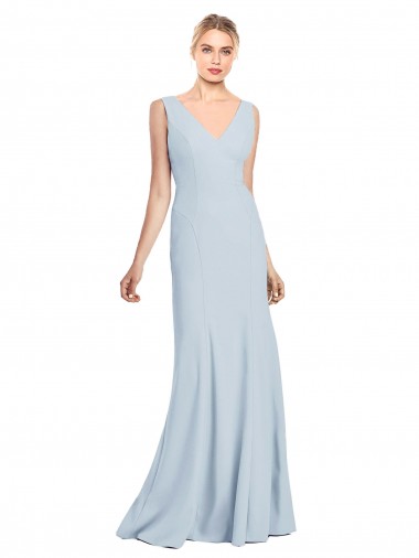 Purchase Sleeveless Seamed Bodice Trumpet Prom Dress