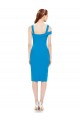 Purchase Sleeveless Crepe Cocktail Prom Dress / Homecoming Dress with Keyhole Off The Shoulder Detailing
