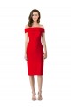 Purchase Off the Shoulder Square Neck Cocktail Prom Dress / Homecoming Dress