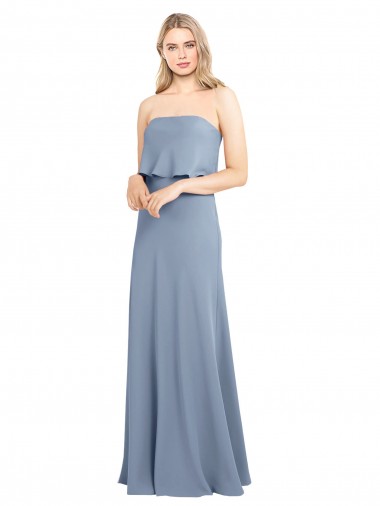 Purchase High Neck Sheath Sleeveless Stretch Crepe Prom Dress
