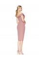 Purchase Knee Length Off the Shoulder Sweetheart Crepe Cocktail Prom Dress / Homecoming Dress