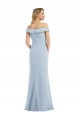 Purchase Off the Shoulder Tuxedo Maxi Prom Dress with Front Slit