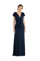 Purchase Soft Bow Blouson Bodice Trumpet Crepe Prom Dress