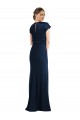 Purchase Soft Bow Blouson Bodice Trumpet Crepe Prom Dress