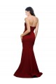 Purchase Long Full Length Sweetheart Slim Crepe Prom Dress with Strapless Bodice
