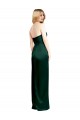 Purchase Scooped Strapless Neckline Stretech Satin Prom Dress with Side Slit