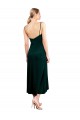 Purchase Midi Length Cowl Neck Velvet Slip Cocktail Prom Dress / Homecoming Dress