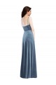 Purchase Velvet Wrap Maxi Prom Dress with Pockets